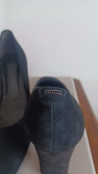 Tamaris Scarpe Décolleté Scamosciate Nere