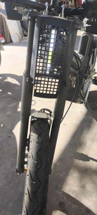 Bicicleta eléctrica Mobylette casera