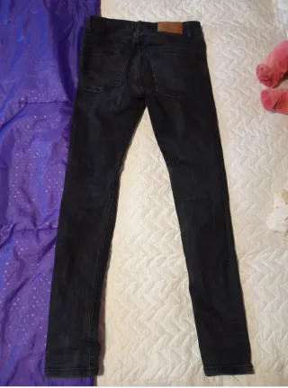 Pantalones vaqueros negros mujer Pull&Bear