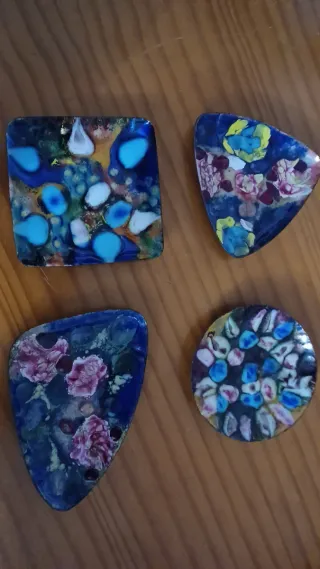 Ceniceros esmaltados decorados