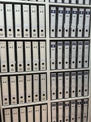 Archivadores A-Z  1,50 la unidad