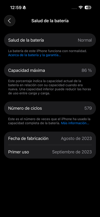 iPhone 15 Pro 128GB Blu