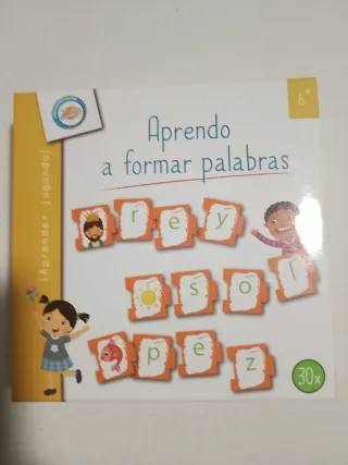 Juego Aprendo a formar palabras 6+
