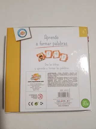 Juego Aprendo a formar palabras 6+