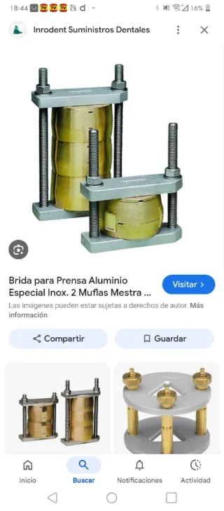 Mufla Dental de Latón MESTRA