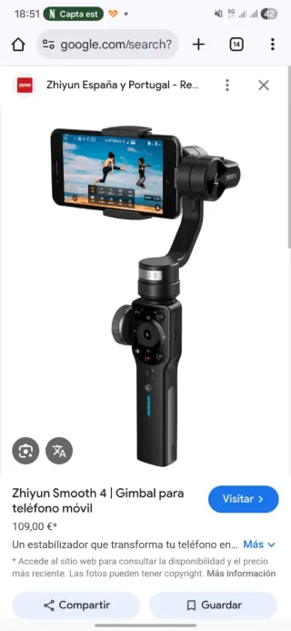 Estabilizador Gimbal Zhiyun