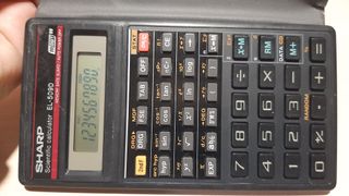 Lote 2 calculadoras: SHARP EL-509D y CASIO FX-82C