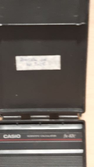 Lote 2 calculadoras: SHARP EL-509D y CASIO FX-82C