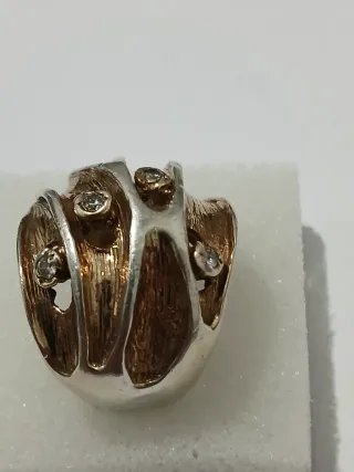 Anel Prata 925 Portuguesa ,Zirconias