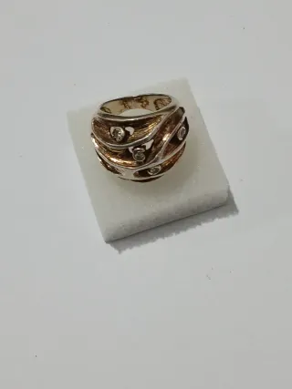 Anel Prata 925 Portuguesa ,Zirconias