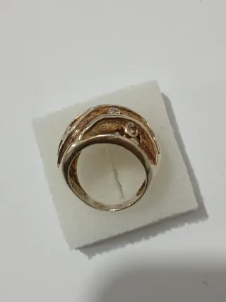 Anel Prata 925 Portuguesa ,Zirconias