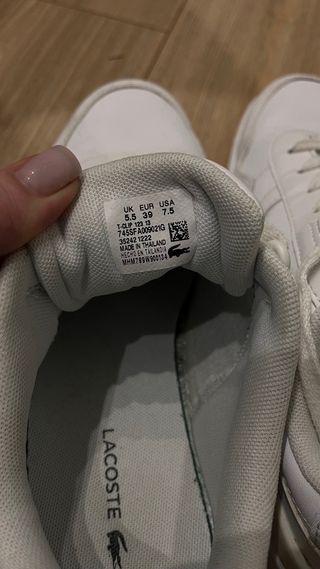 Zapatillas Lacoste Blancas