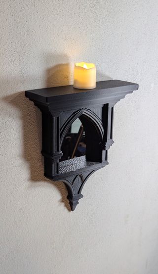 Prateleira Gótica com Espelho