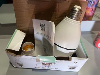 Cámara de vigilancia tipo bombilla,360