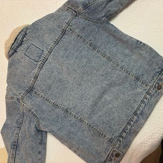 Chaqueta vaquera borreguito azul