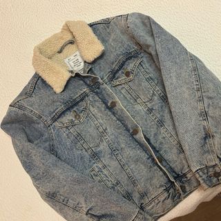 Chaqueta vaquera borreguito azul