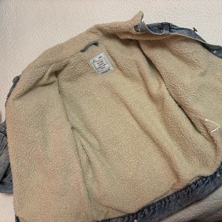 Chaqueta vaquera borreguito azul