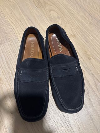 Zapatos Prada Ante Negro