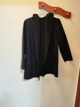 Cárdigan abierto mujer negro talla única