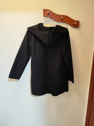 Cárdigan abierto mujer negro talla única