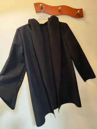 Cárdigan abierto mujer negro talla única