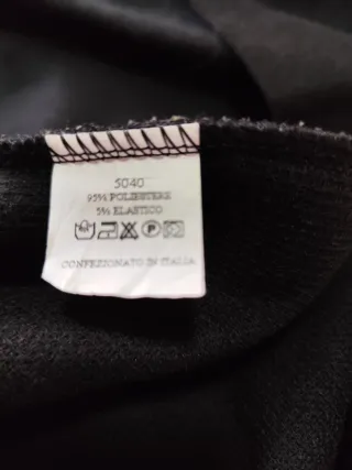 Cárdigan abierto mujer negro talla única