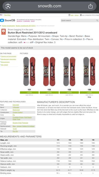 Burton Blunt 151 + Fijaciones Burton Freestyle