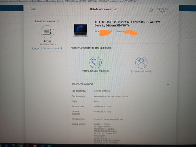 Portátil HP Elitebook 845 G11 Plata