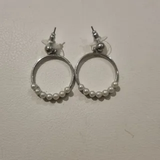 Pendientes Parfois Aro Perlas Plata