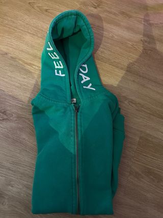 Sudadera Zara niño cremallera capucha