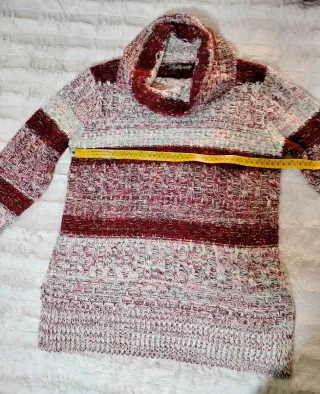 Jersey Koroshi cuello alto multicolor