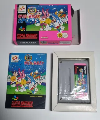 🇪🇺🇪🇸 Tiny Toon Wild Wacky SNES SUPER NINTENDO