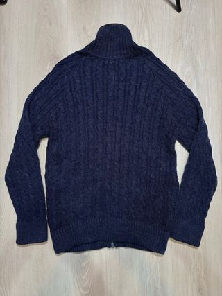 Jersey half zip Fred Perry Vintage Azul Años 80