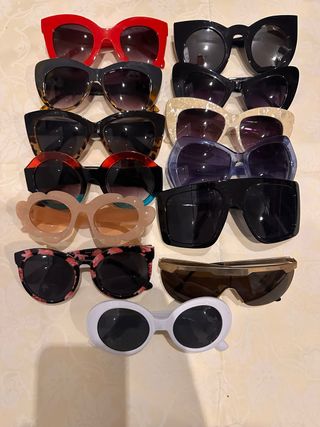 Lotto 13 occhiali da sole assortiti