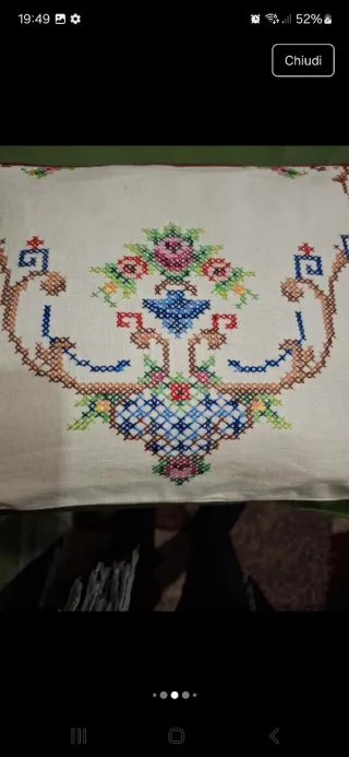 Pochette punto croce