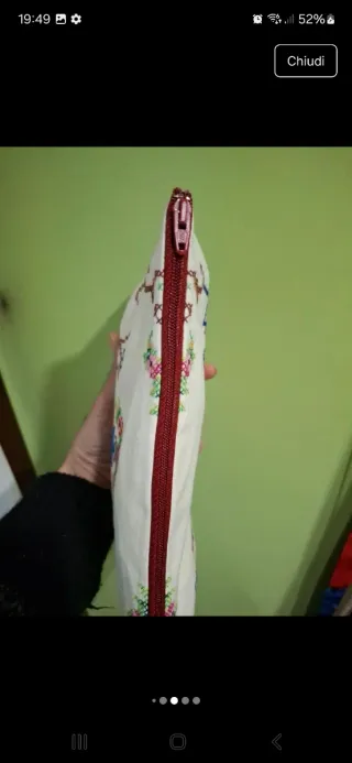 Pochette punto croce