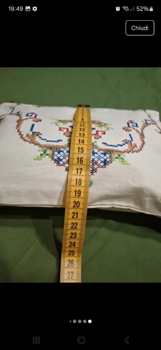 Pochette punto croce