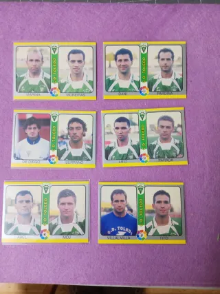 6 cromos CD Toledo