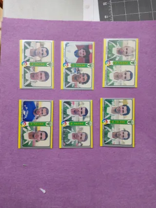 6 cromos CD Toledo