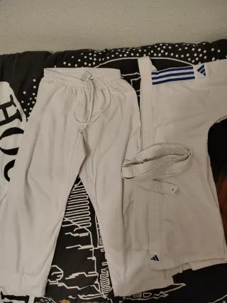 Kimono Judo Adidas Blanco Talla 150-160,niño +