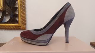 Scarpe décolleté Tendenze Grigio/Borgogna