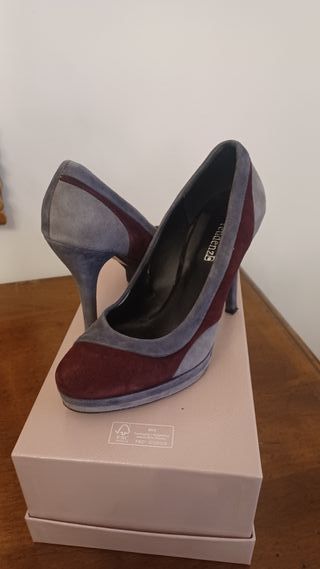 Scarpe décolleté Tendenze Grigio/Borgogna