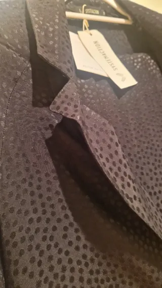 Traje negro fiesta chaqueta y pantalón