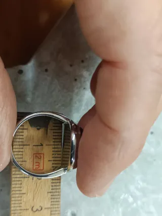 Anillo Viceroy Plata y Piedra Negra Ovalada