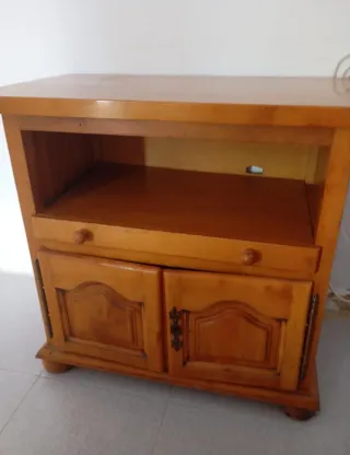 Mueble TV madera 90x50x84