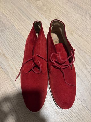 Botines Tod's Rojos Ante