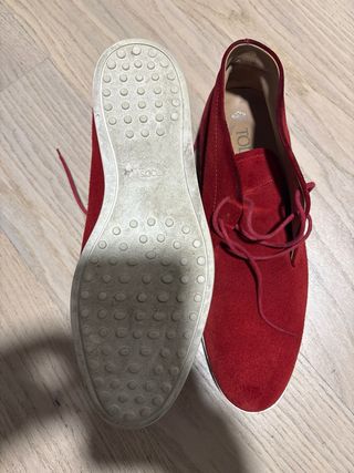 Botines Tod's Rojos Ante