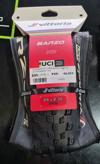 Cubierta Vittoria Barzo TLR 29x2.35 Rainbow