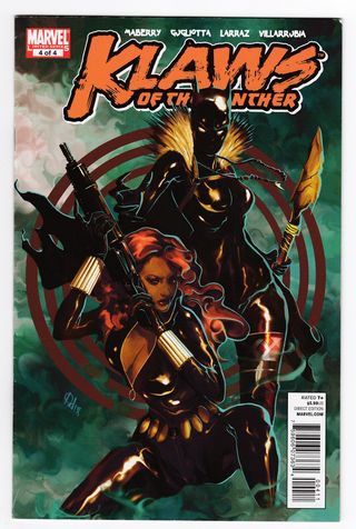 Klaws of The Panther 1 to 4 – Marvel Comics USA