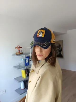 Gorra Dragon Ball Z Gohan Trucker Negra y Do